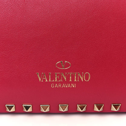 Valentino Garavani Vitello Medium Rockstud All Over Tote Cyclamin 8 of 14