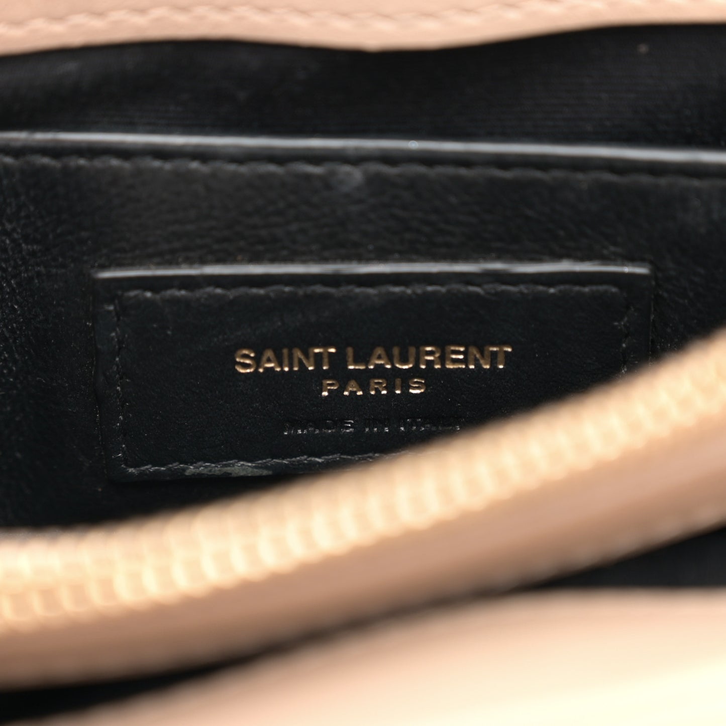 Calfskin Y Quilted Monogram Small Loulou Chain Satchel Dark Beige