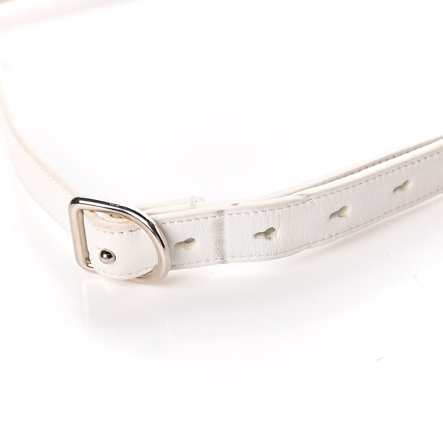 Christian Dior Grained Calfskin Mini Diorever Flap White 13 of 14