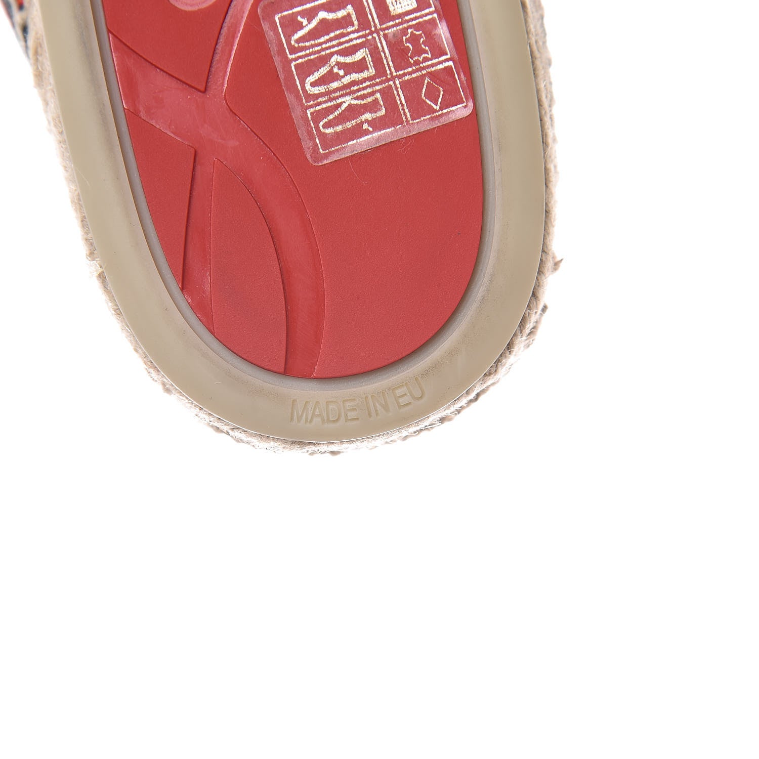 Christian Louboutin Canvas Nanou Orlato Espadrilles 40 Black Gold 6 of 8