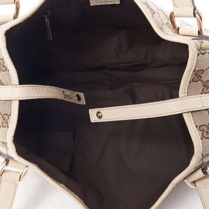 Gucci Monogram Medium Abbey Shoulder Bag Off White 4 of 7