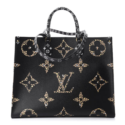 Louis Vuitton Monogram Giant Jungle Onthego GM Black 1 of 11