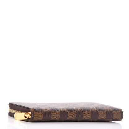 Louis Vuitton Damier Ebene Zippy Wallet Rose Ballerine 4 of 8