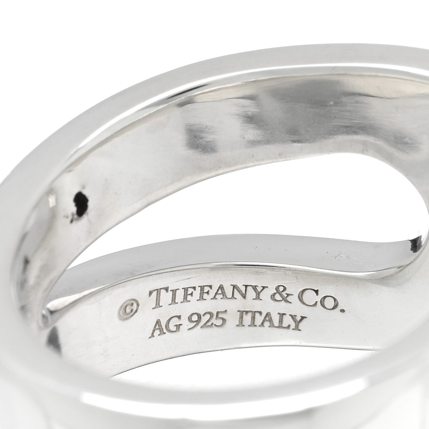 Tiffany Sterling Silver Out of Retirement Loop Ring 52 6 4 of 4