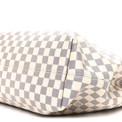 Louis Vuitton Damier Azur Graceful MM Rose Ballerine 10 of 10