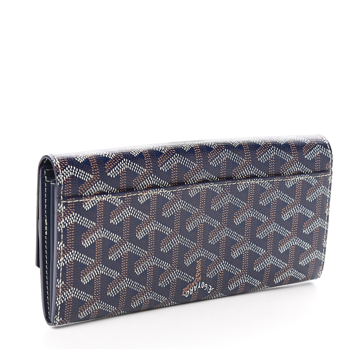Goyardine Varenne Long Wallet Navy