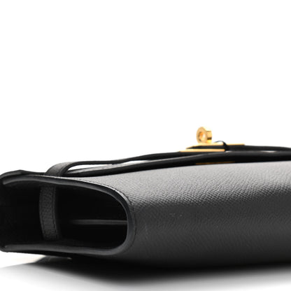 Hermes Epsom Kelly Wallet To Go Black 9 of 10