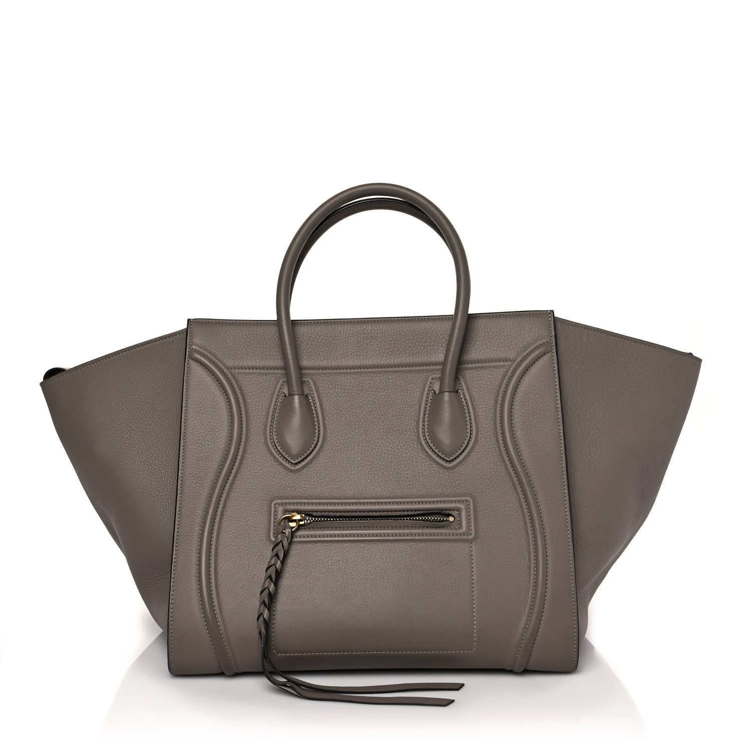 Celine Grained Calfskin Phantom Luggage Grey 1 of 11