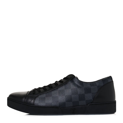Louis Vuitton Calfskin Damier Graphite Match Up Sneakers 7.5 1 of 8