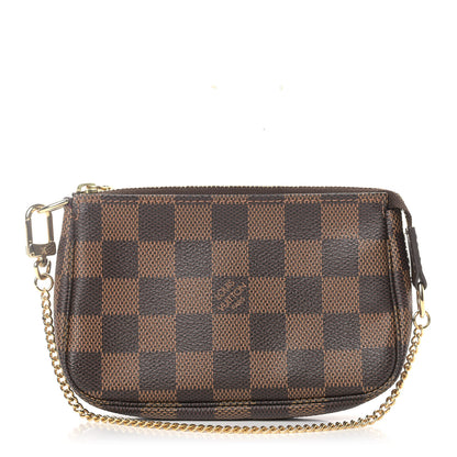 Louis Vuitton Damier Ebene Mini Pochette Accessories 1 of 9