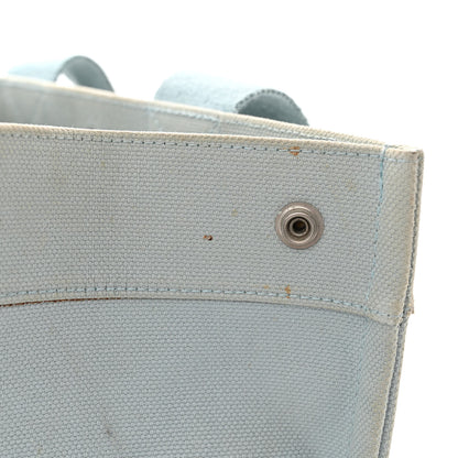 Hermes Canvas Bora Bora Tote PM Eucalyptus 16 of 16