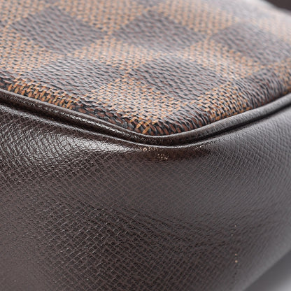 Louis Vuitton Damier Ebene Trousse Make Up Bag Pochette 12 of 13