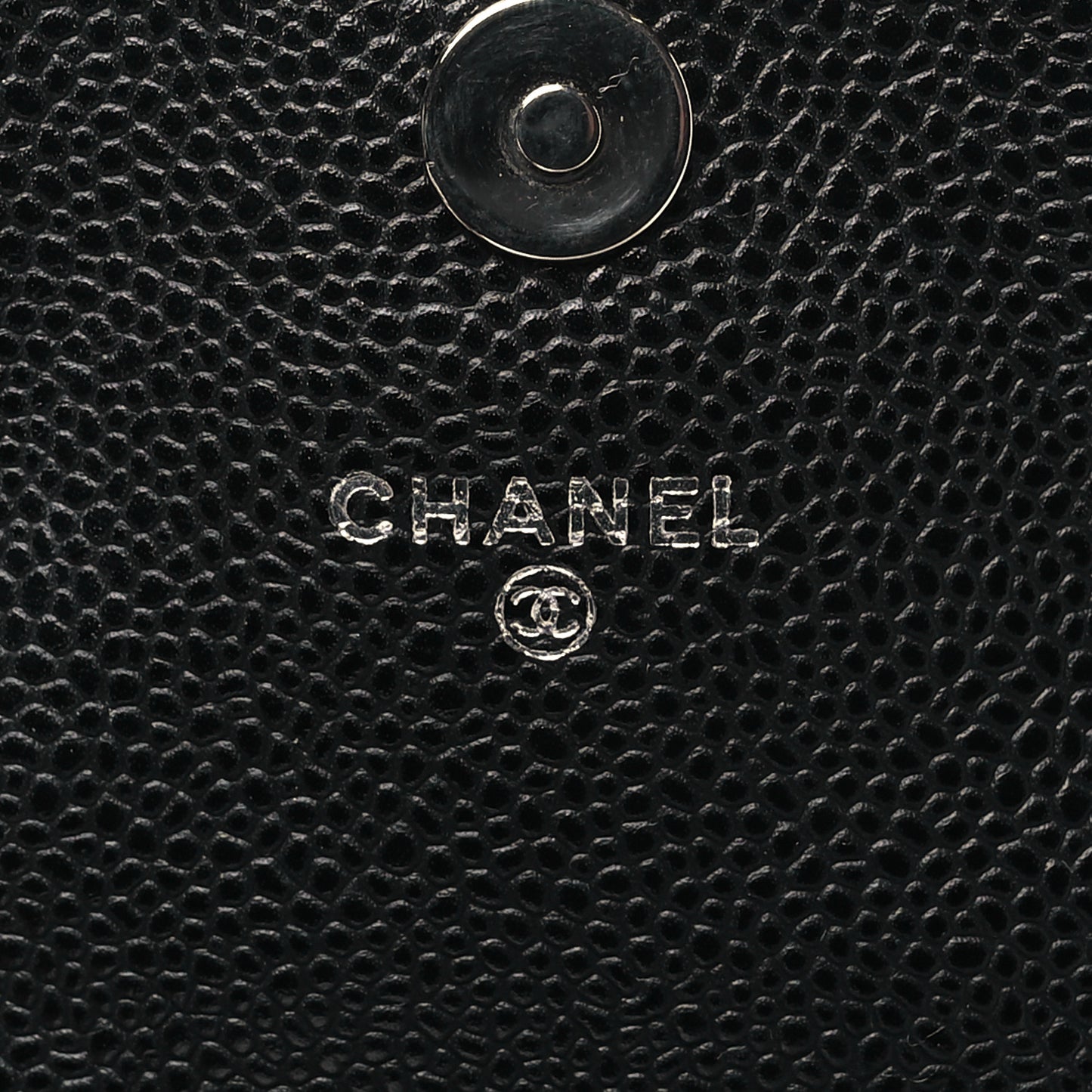 Caviar Half Moon Wallet On Chain WOC Black