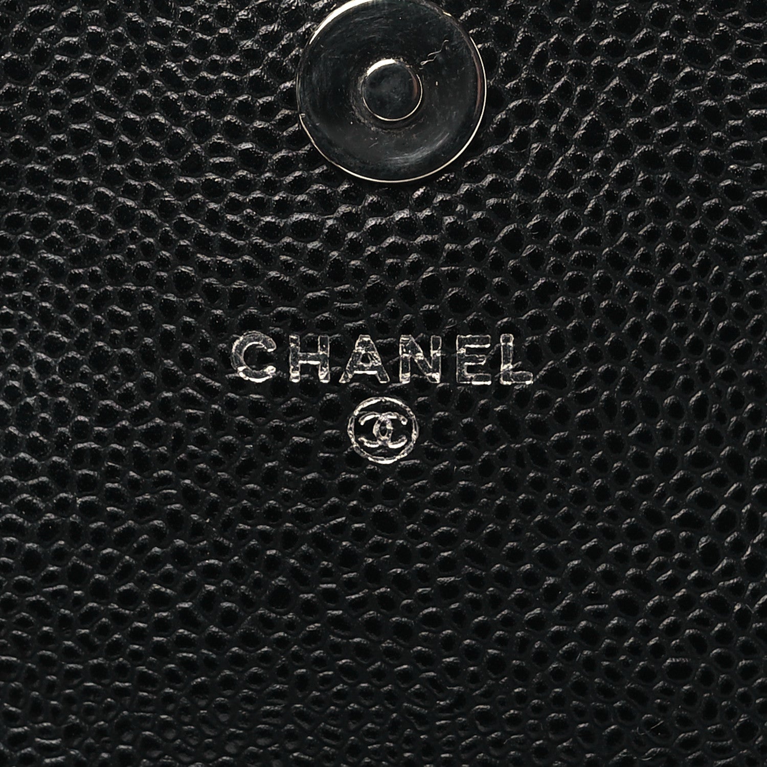 Chanel Caviar Half Moon Wallet On Chain WOC Black 6 of 11