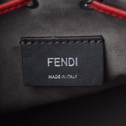 Fendi Vitello Liberty F is Fendi FF 1974 Embossed Mini Mon Tresor Bucket Bag Fragola 6 of 7