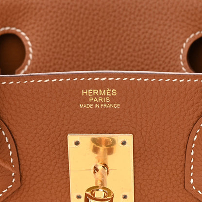 Hermes Togo Birkin 30 Gold 6 of 14