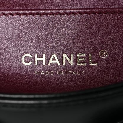 Chanel Shiny Lambskin Quilted Small Daily Friend Flap Black 6 of 14
