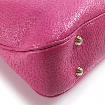 Gucci Leather Bamboo Handle Hobo Pink 5 of 10