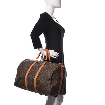 Louis Vuitton Monogram Keepall Bandouliere 50 2 of 14