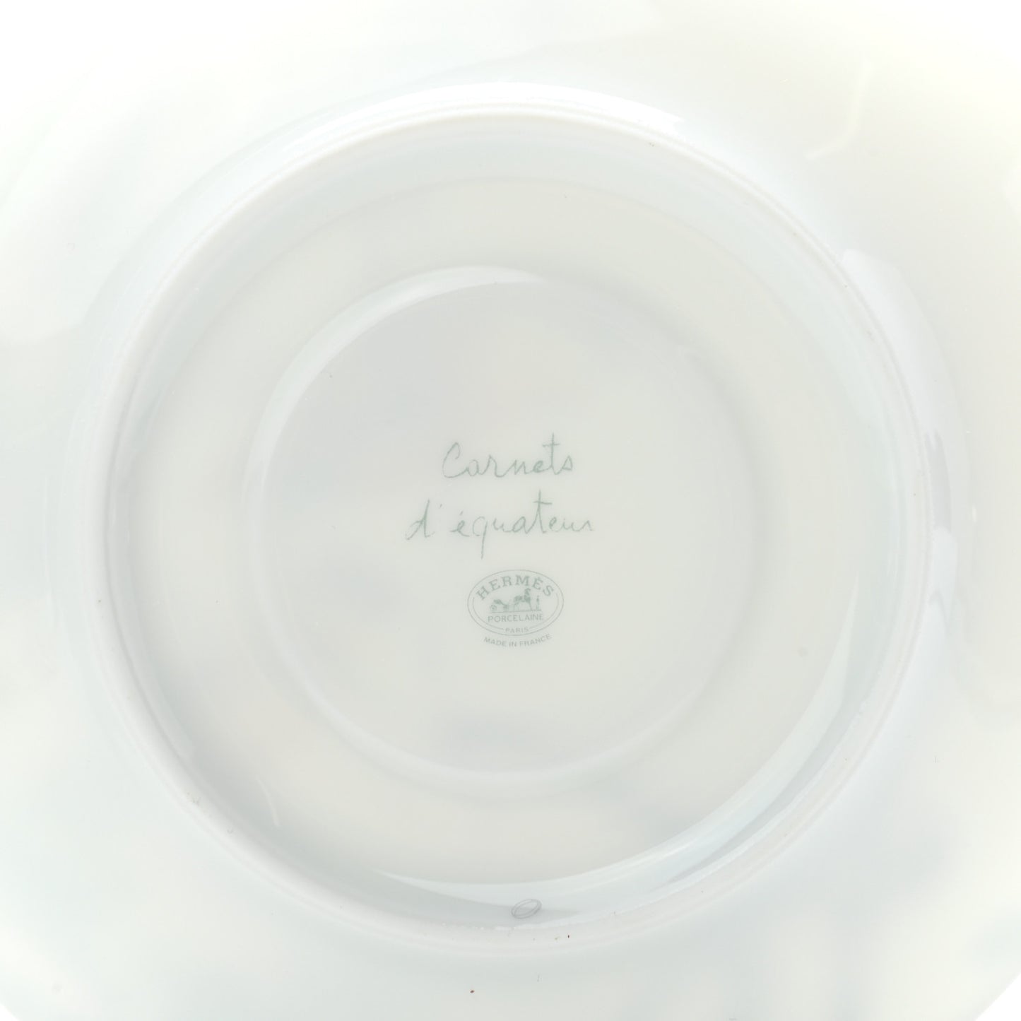 Porcelain Carnets d'Equateur Tea Cup and Saucer Set of 2