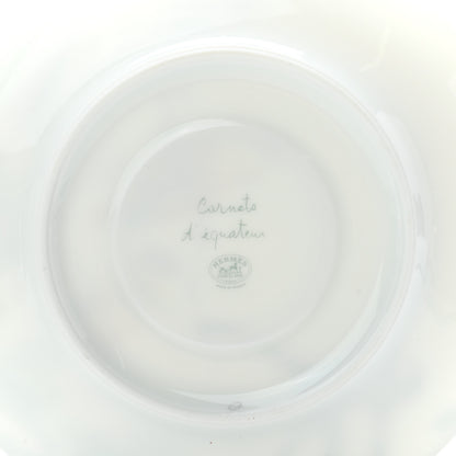 Hermes Porcelain Carnets d'Equateur Tea Cup and Saucer Set of 2 5 of 7