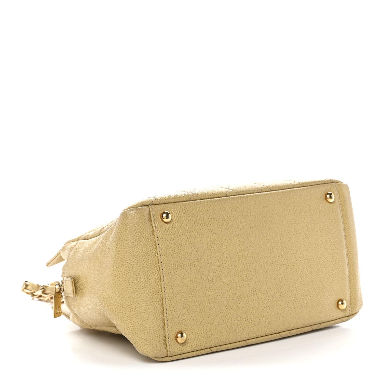 Chanel Caviar Quilted Petit Timeless Tote PTT Beige 4 of 14
