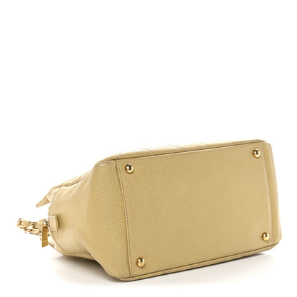 Chanel Caviar Quilted Petit Timeless Tote PTT Beige 4 of 14