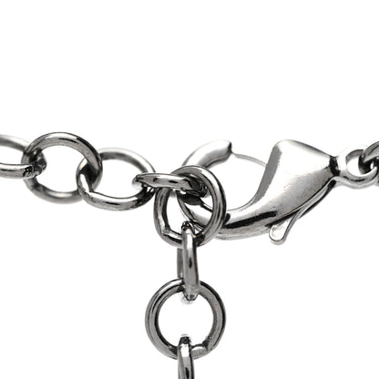 Chanel Ruthenium Crystal Flower CC Lariat Necklace 5 of 6