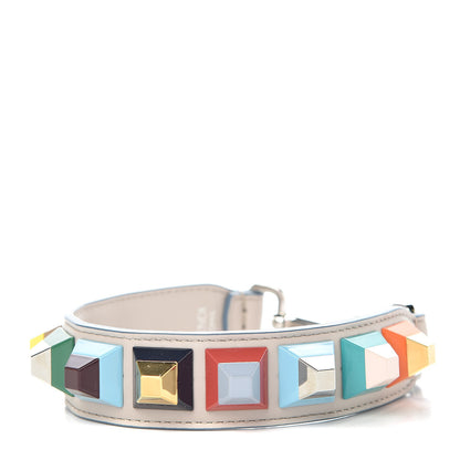 Fendi Vitello Dolce Plexiglass Studded Mini Strap You Grigio Polvere Multicolor 1 of 5