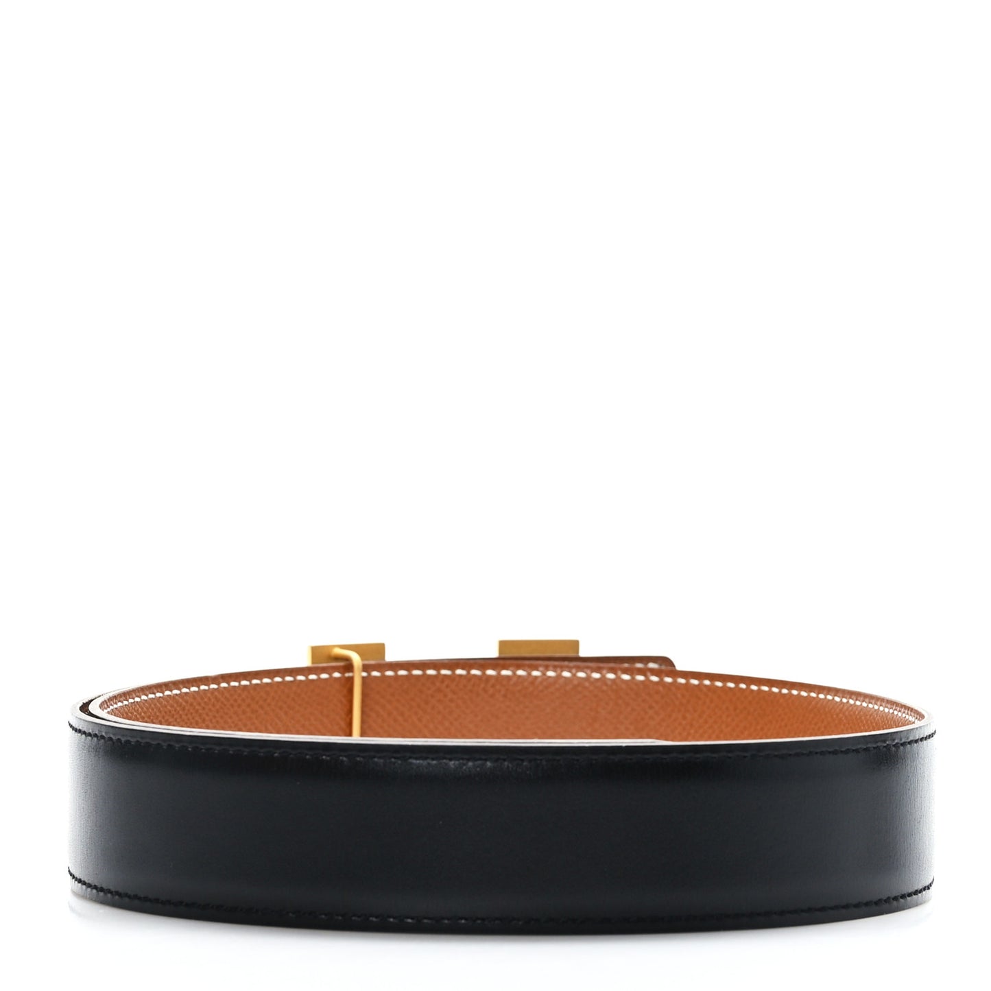 Box Epsom 32mm Constance H Belt 70 28 Black Gold