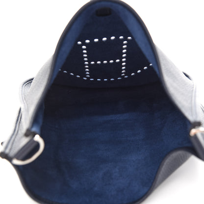 Hermes Taurillon Clemence Evelyne III GM Bleu Nuit 5 of 9