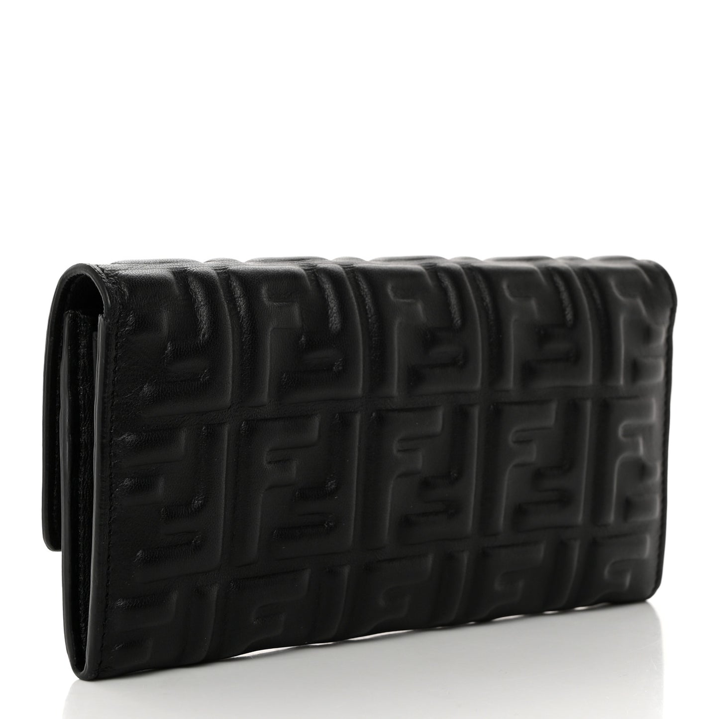 Nappa Matisse FF Embossed Continental Wallet Black