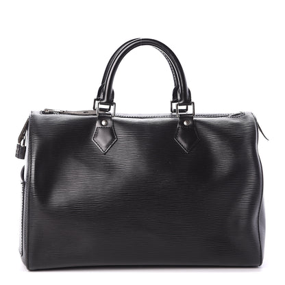 Louis Vuitton Epi Speedy 35 Black 1 of 8