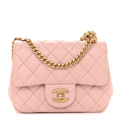 Chanel Lambskin Quilted Mini Sweet Camellia Flap Light Pink 1 of 11
