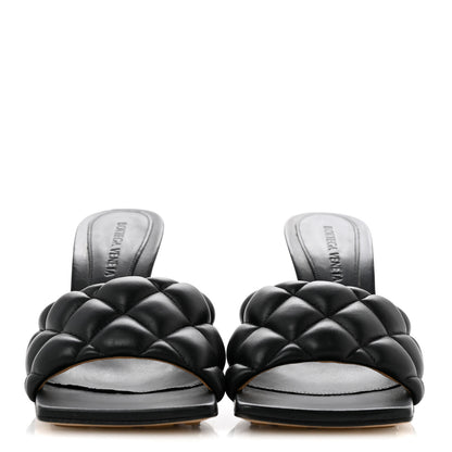 Bottega Veneta Nappa Matelasse Padded Mule Sandals 35.5 Black 3 of 8