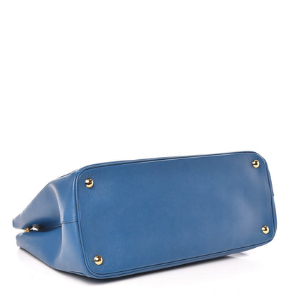 Prada Saffiano Large Galleria Double Zip Tote Cobalto 4 of 11