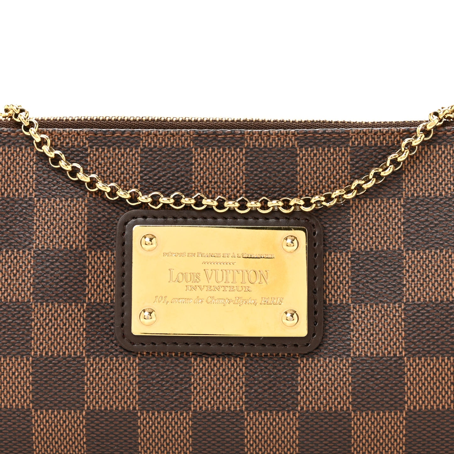 Damier Ebene Eva Clutch