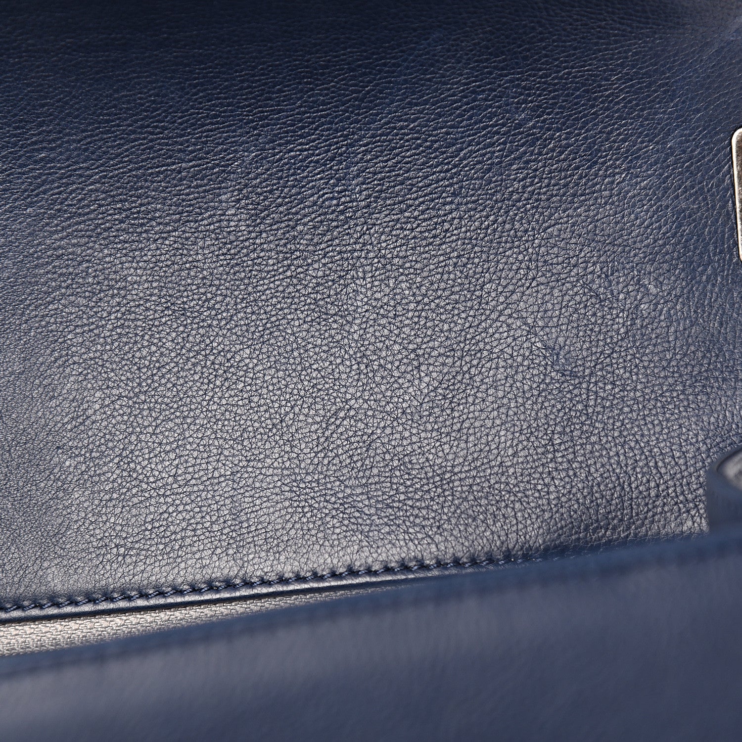 Chanel Calfskin Quilted New Medium Boy Flap Navy 7 of 10