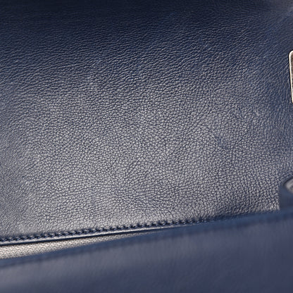 Chanel Calfskin Quilted New Medium Boy Flap Navy 7 of 10
