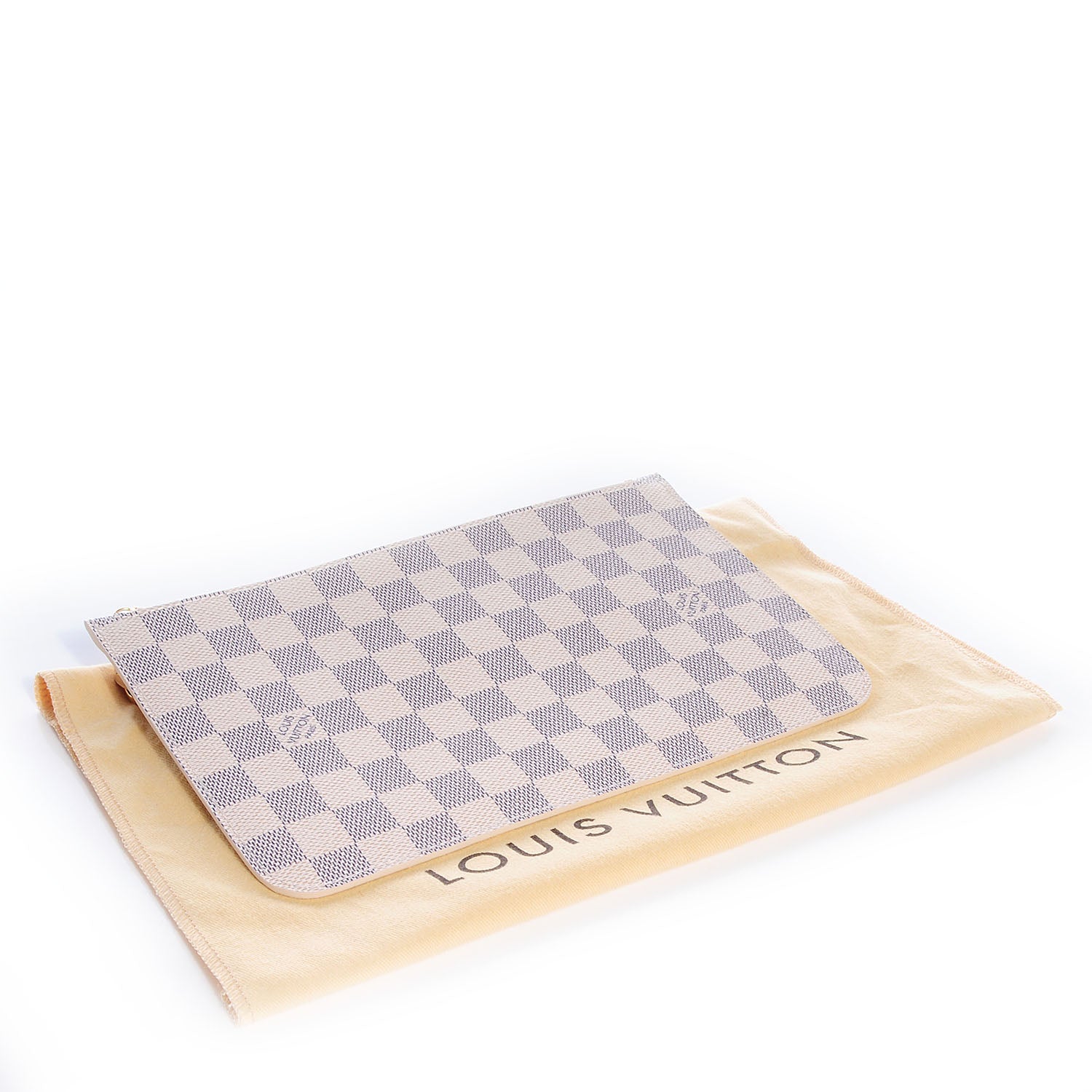 Louis Vuitton Damier Azur Neverfull MM GM Pochette 4 of 7