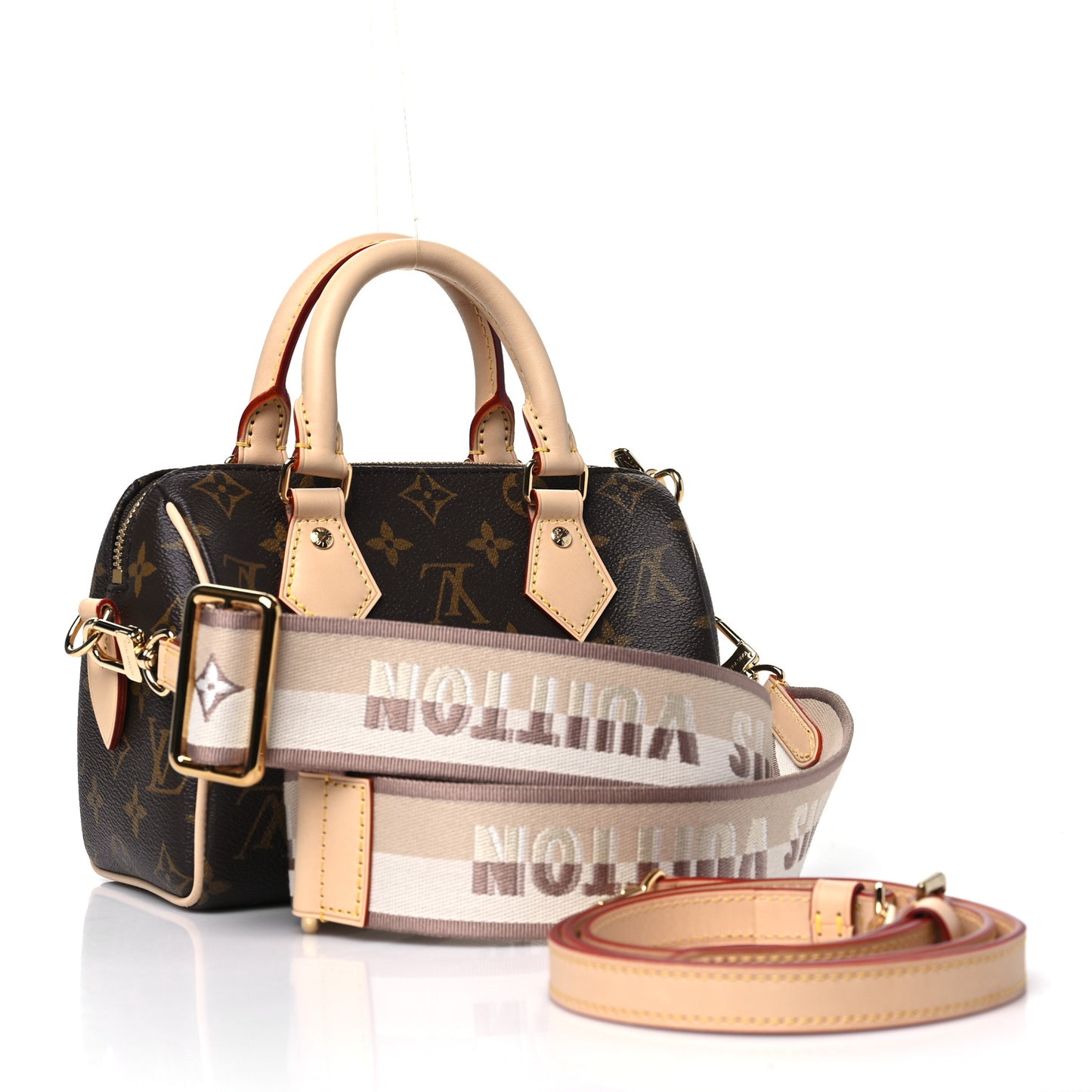 Monogram Speedy Bandouliere 20 Beige