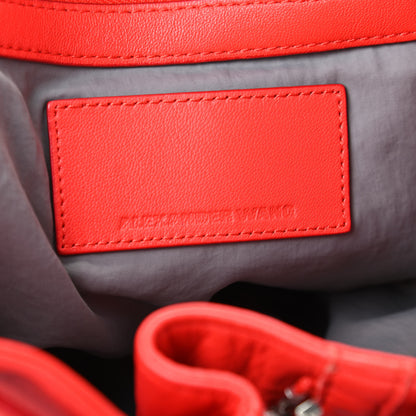 Alexander Wang Lambskin Marti Convertible Backpack Cola Rhodium Hardware 6 of 9
