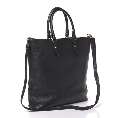 Versace Cervo Embossed Vitello Medusa Tote Black 4 of 15