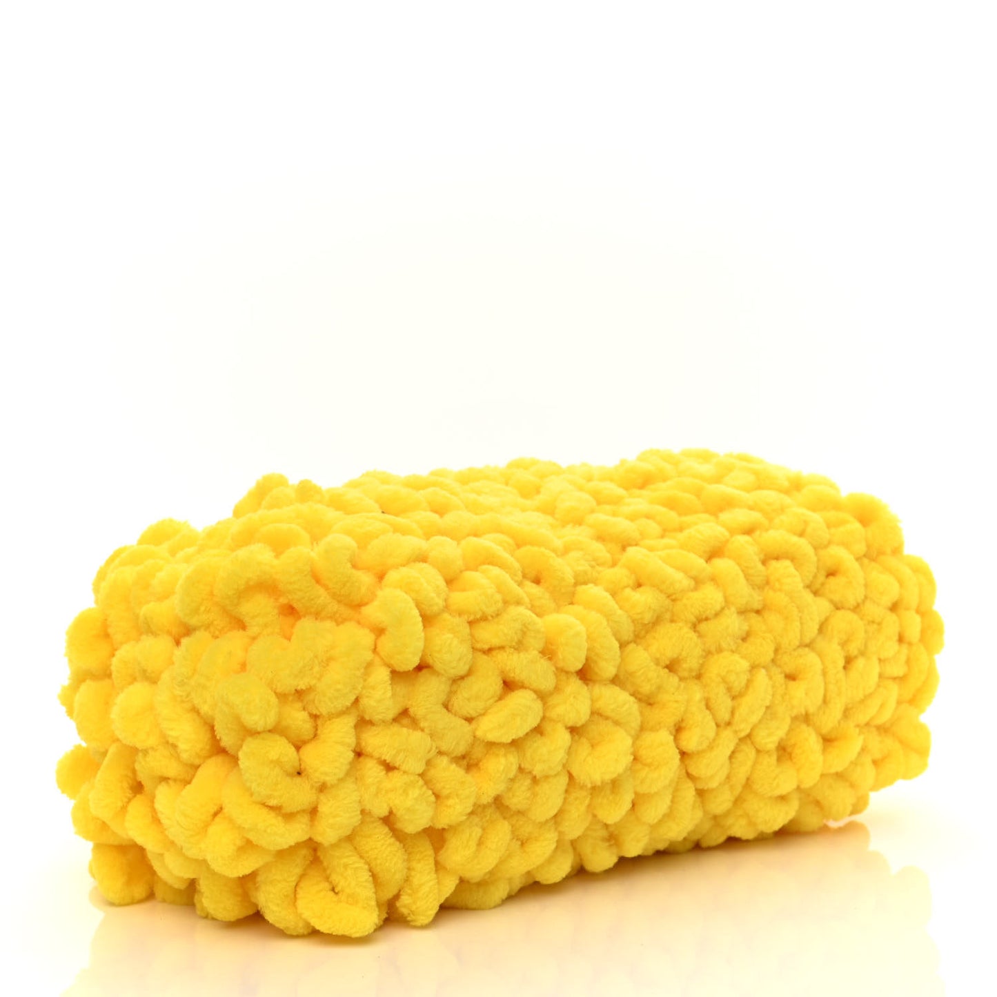 Chenille The Mini Pouch Lemon
