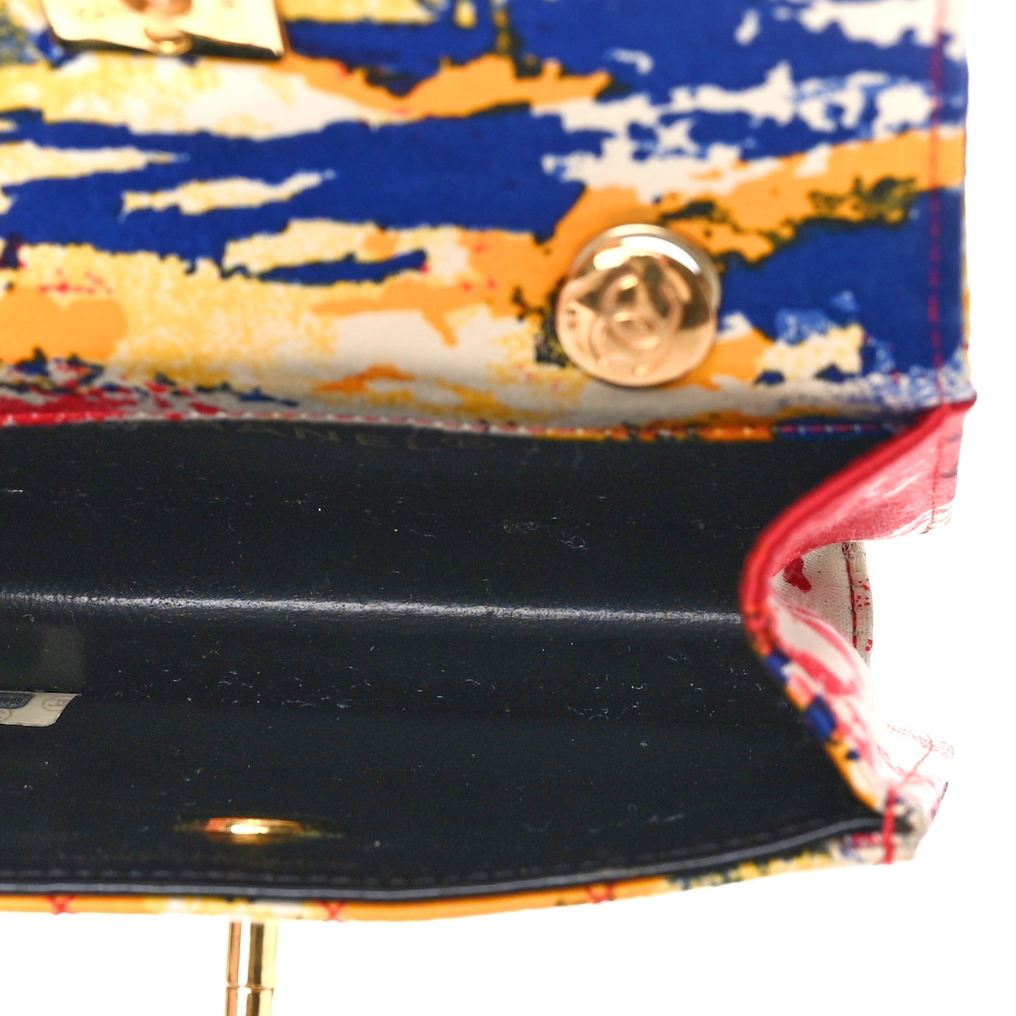 Satin Printed Watercolor Micro Flap Multicolor