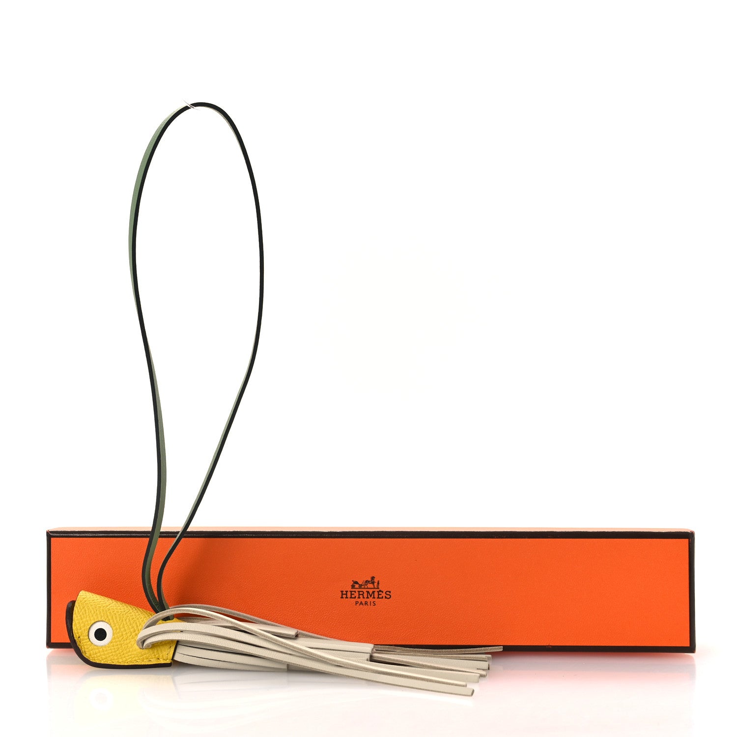 Hermes Epsom Swift Poisson Fish Charm Jaune de Naples 1789208