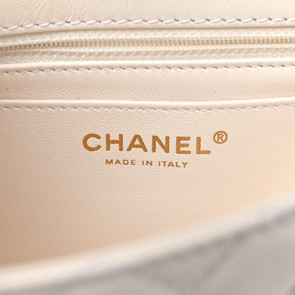 Chanel Aged Calfskin Quilted 2.55 Reissue Mini Flap White 6 of 9