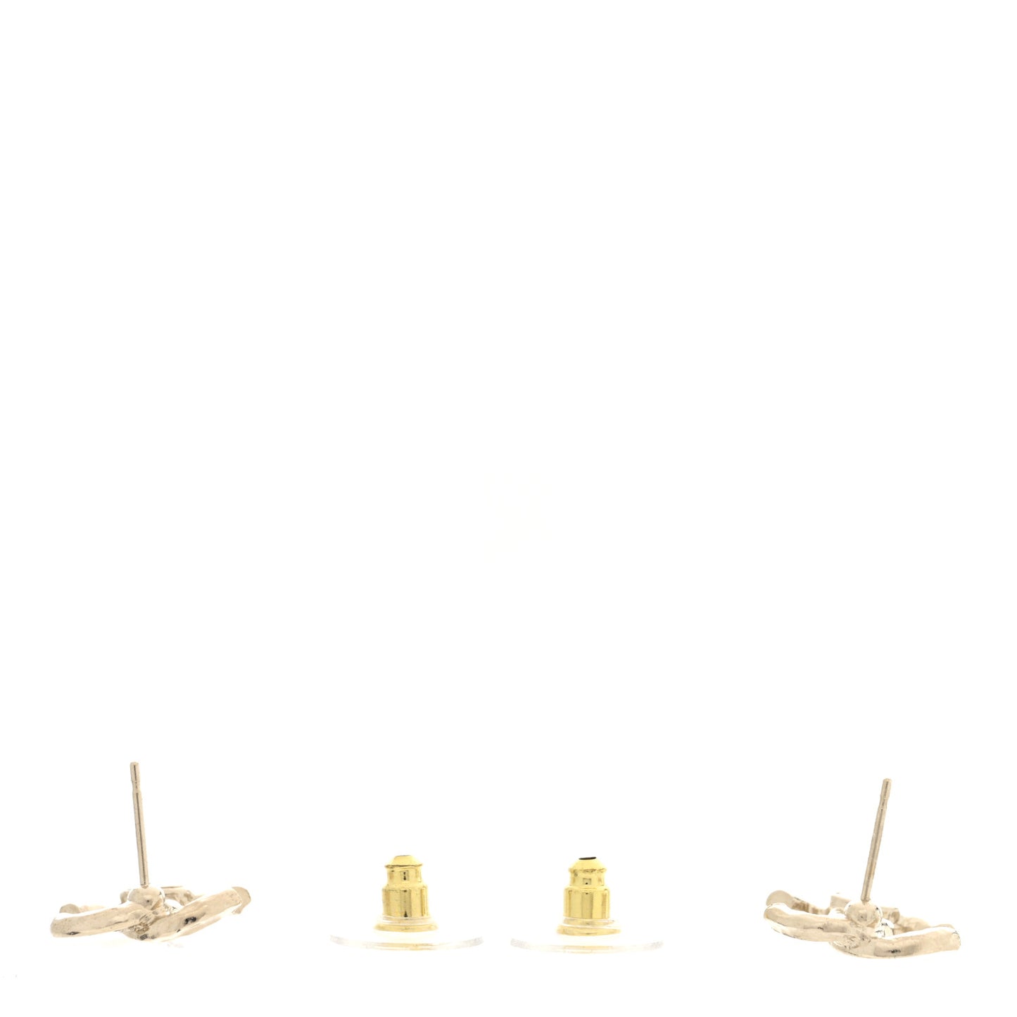 Crystal CC Earrings Gold