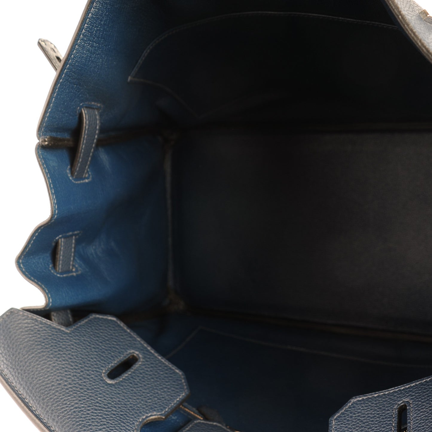 Taurillon Clemence Birkin 35 Bleu De Prusse