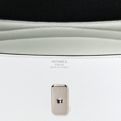Hermes Epsom Butler Harnais White Black Natural 6 of 10